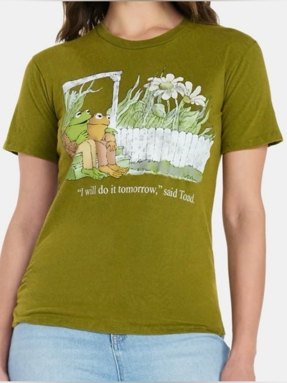 Frog & Toad Olive green Graphic Tee